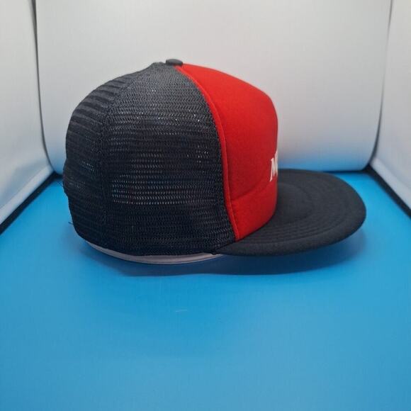 Vintage Mississippi Black Red Trucker Hat Cap Mesh Snapback - Picture 5 of 6